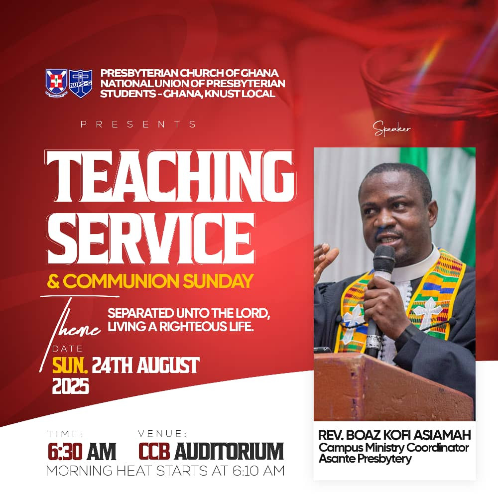 TEACHING SERVICE AND COMMUNION SUNDAY-'25
